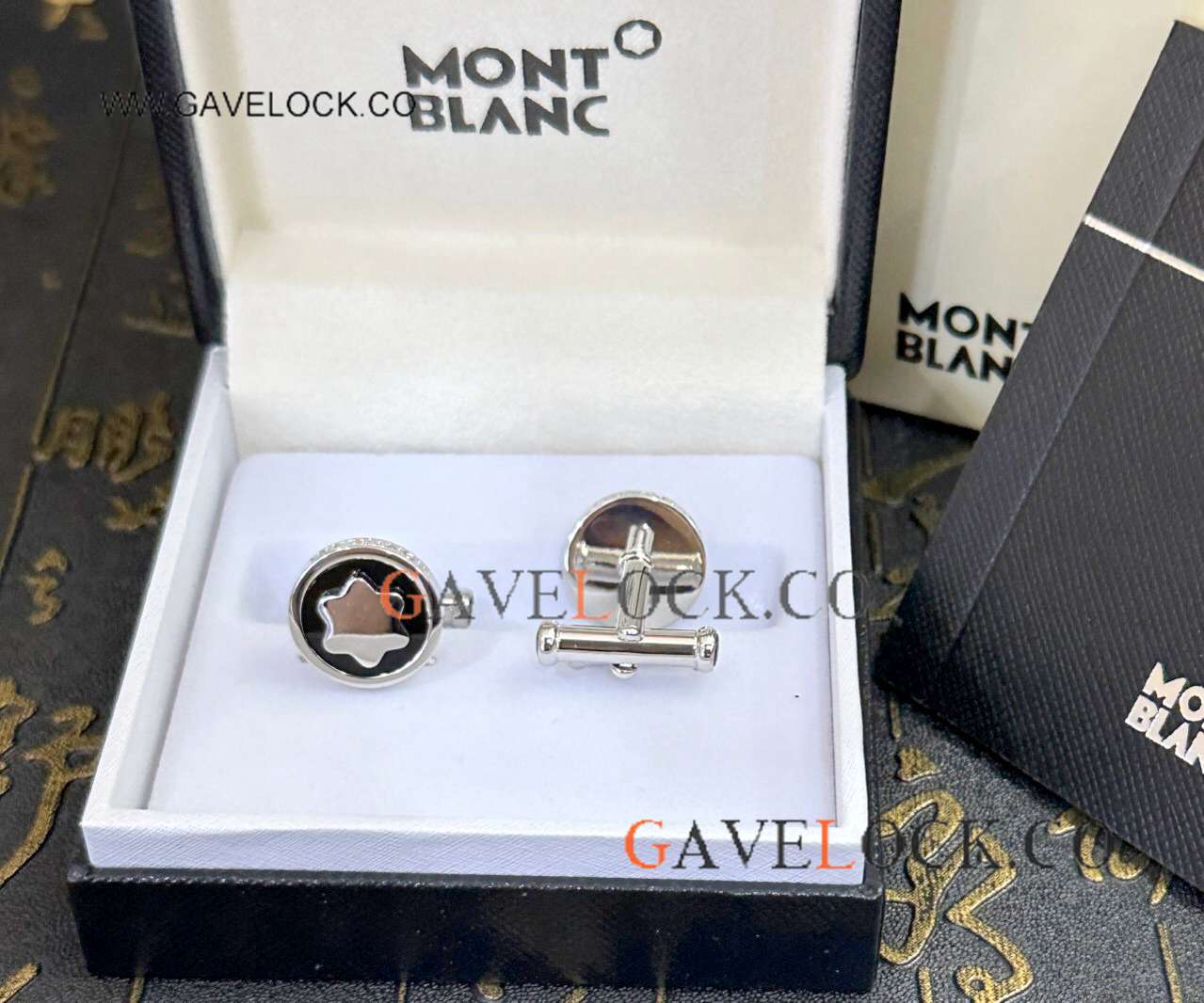 Best Buy Mont Blanc Classic Cufflinks Steel Star cufflink Best Buy Mont Blanc Classic Cufflinks Steel Star cufflink